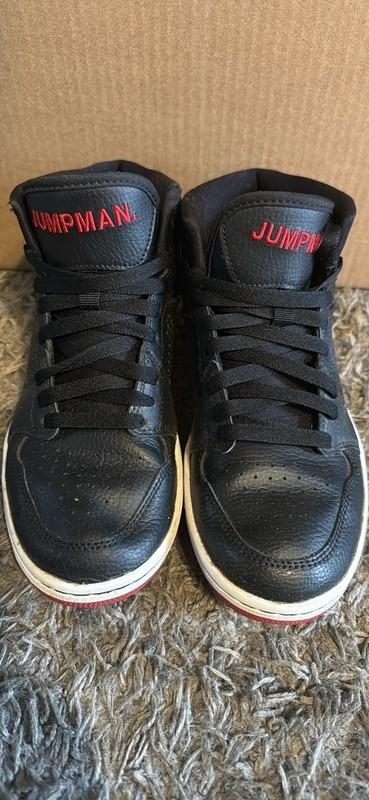 Nike Boys Air Jordan 1 705300-021 Black Basketball Shoes Sneakers Size 7Y