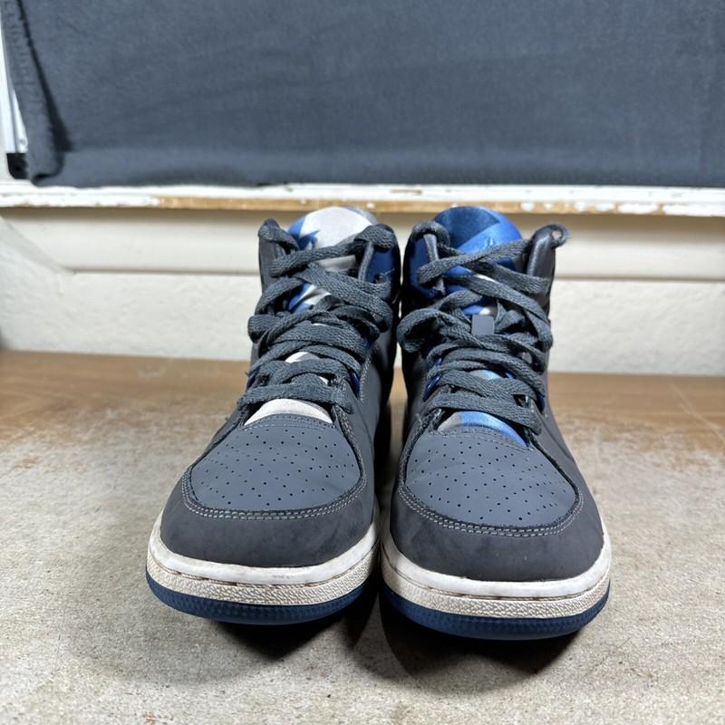 Nike Boys Air Jordan 1 Flight 3 PRM 729518-004 Blue Basketball Shoes Sneaker 5Y