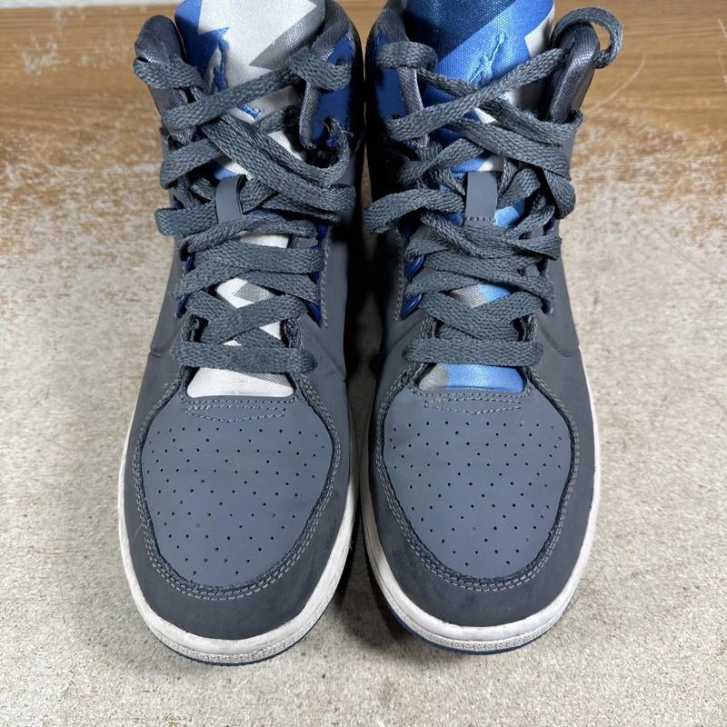 Nike Boys Air Jordan 1 Flight 3 PRM 729518-004 Blue Basketball Shoes Sneaker 5Y