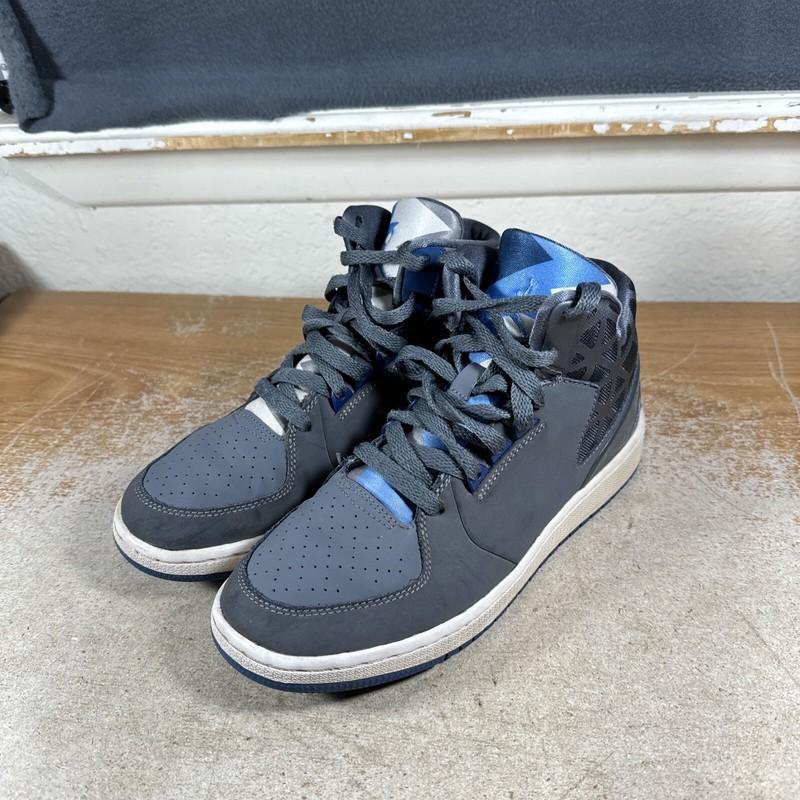 Nike Boys Air Jordan 1 Flight 3 PRM 729518-004 Blue Basketball Shoes Sneaker 5Y