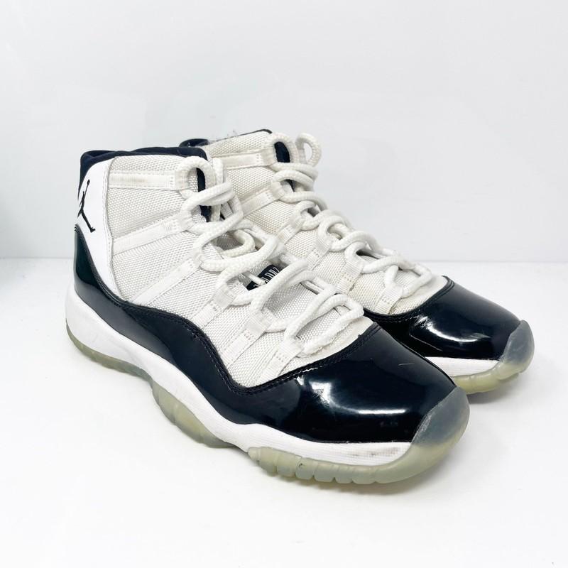 Nike Boys Air Jordan 11 378038-100 Black Basketball Shoes Sneakers Size 7Y