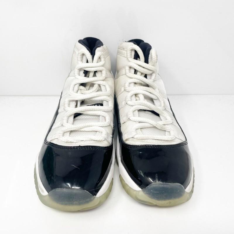Nike Boys Air Jordan 11 378038-100 Black Basketball Shoes Sneakers Size 7Y