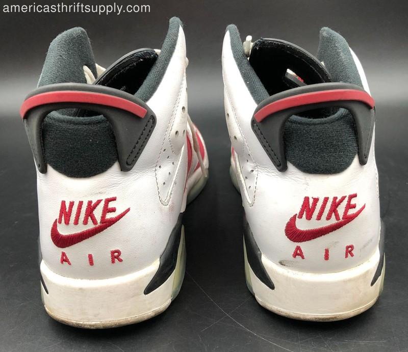 Nike Boys Air Jordan 6 Retro Carmine Athletic Shoes - Size 7Y W/COA