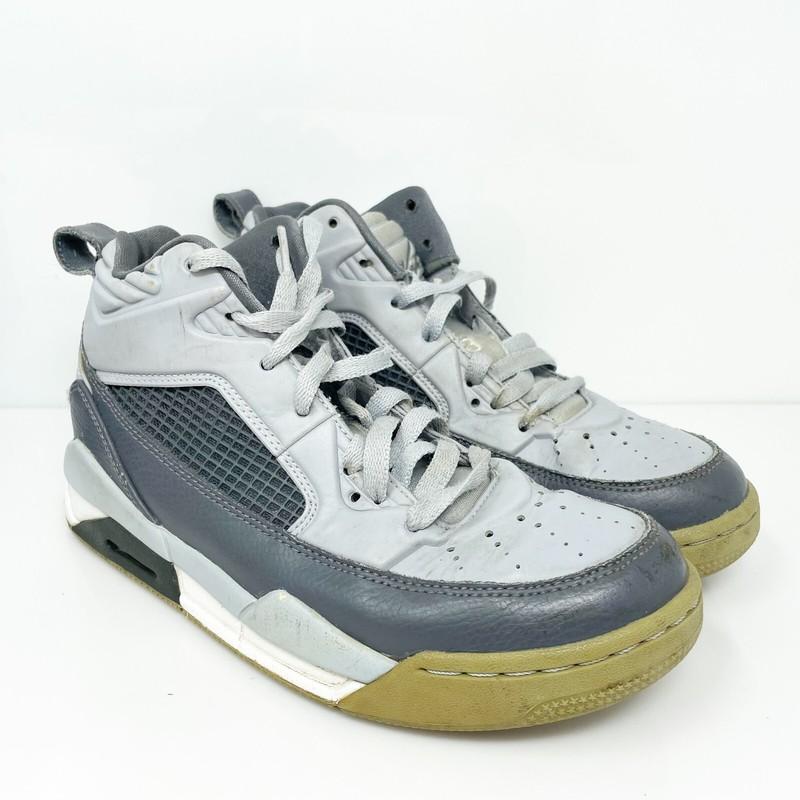Nike Boys Air Jordan Flight 9.5 654975-006 Gray Basketball Shoes Sneakers Sz 5Y