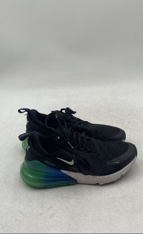 Nike Boys Air Max 270 FZ4356-001 Black Lace-Up Sneaker Shoes Size 6.5Y