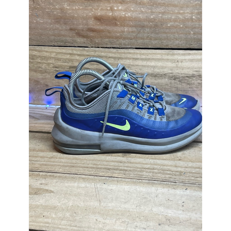 Nike Boys Air Max Axis Sneaker Athletic Blue Gray CZ9700-001 Low Top Lace Up 4Y