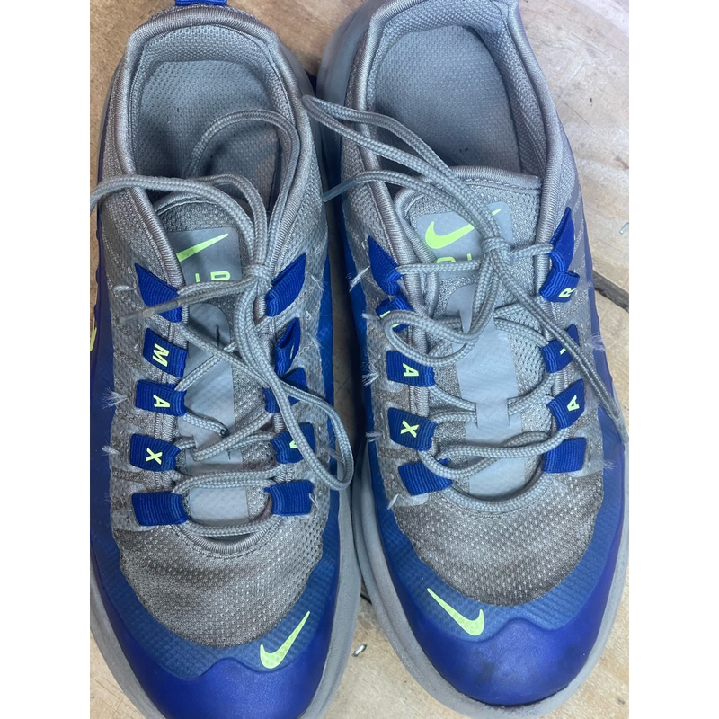 Nike Boys Air Max Axis Sneaker Athletic Blue Gray CZ9700-001 Low Top Lace Up 4Y