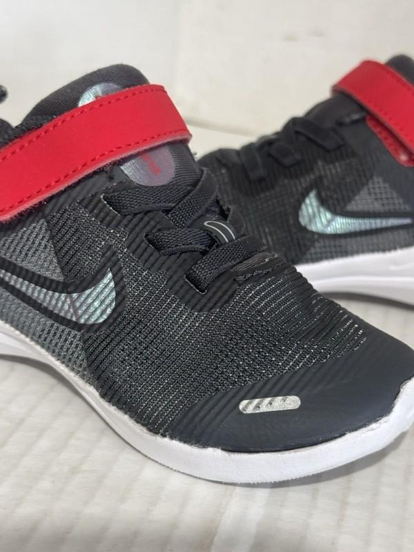 Nike Boys Downshifter 12 NN DM4191-001 Anthracite/Red Shoes Sneakers Size 6C