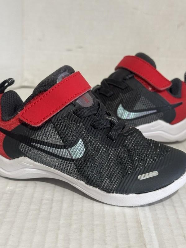 Nike Boys Downshifter 12 NN DM4191-001 Anthracite/Red Shoes Sneakers Size 6C