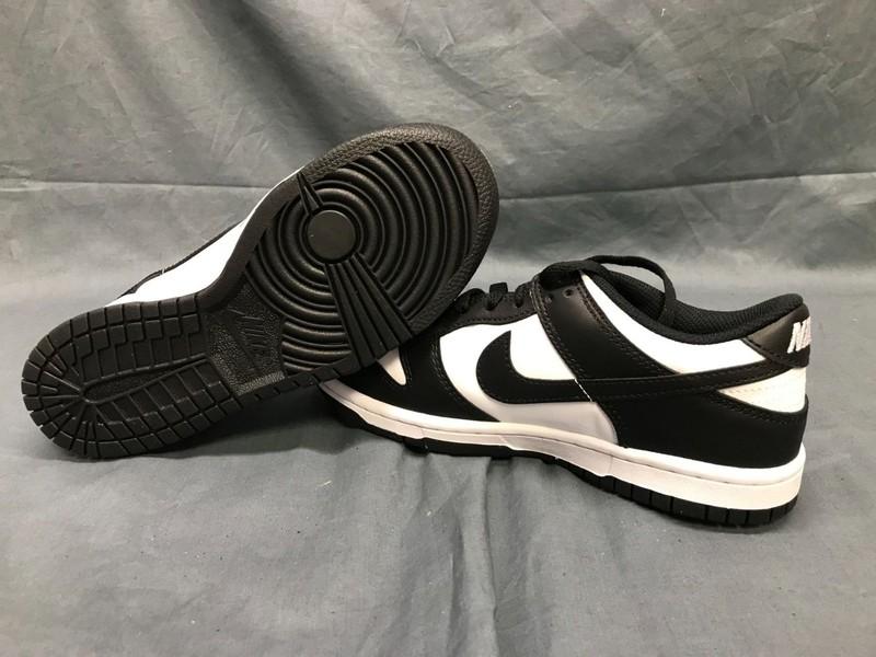 Nike Boys Dunk Low (PS) Sneakers Leather Panda Edition Size 12 NEW NO BOX