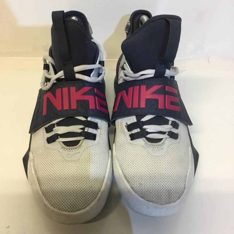 Nike Boys Future Court 3 CT2866-05 Red-White-Blue Basketball Shoes Size 6.5Y