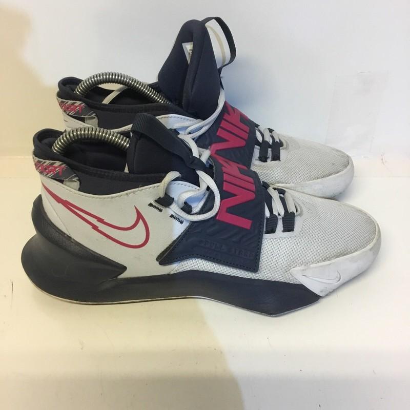Nike Boys Future Court 3 CT2866-05 Red-White-Blue Basketball Shoes Size 6.5Y