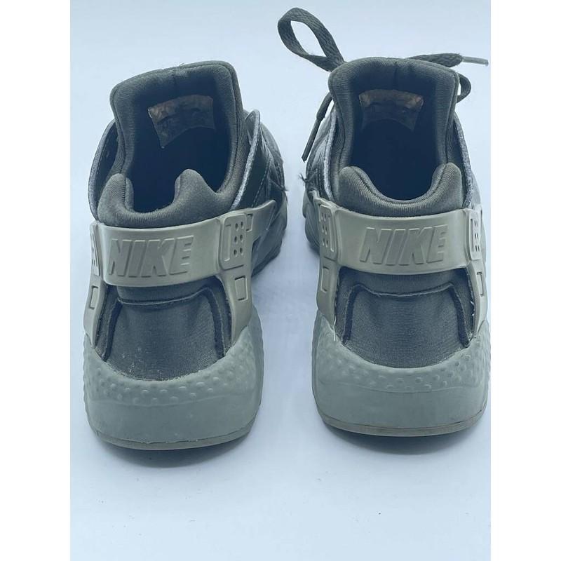 Nike Boys Huarache Running Shoes Gray Black 854275-302 Low Top Lace Up 6.5Y