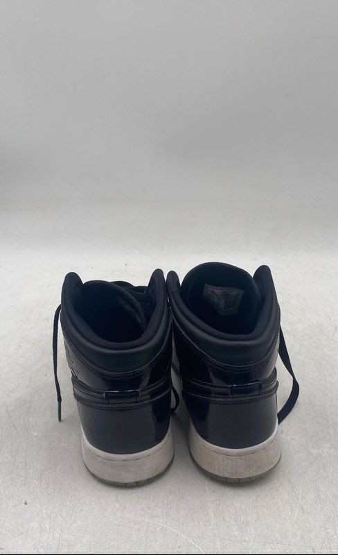 Nike Boys Jordan 1 Mid SE DV1337-004 Black Lace-Up Sneaker Shoes Size 7Y