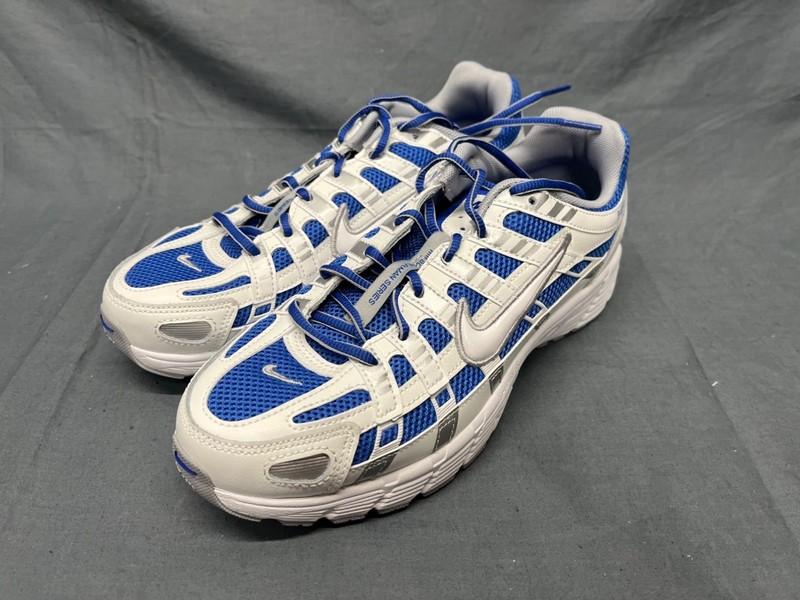 Nike Boys P-6000 (GS) Sneakers Mesh White Blue Size 7 NEW NO BOX
