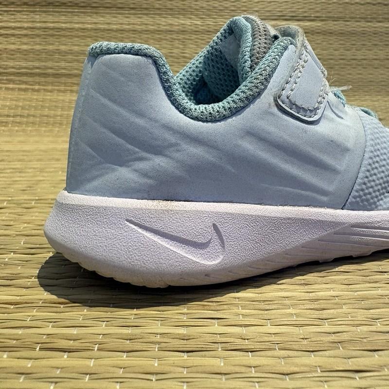 Nike C6 Light Blue Silver Star Runner Toddler Size 6 Baby Boy Girl