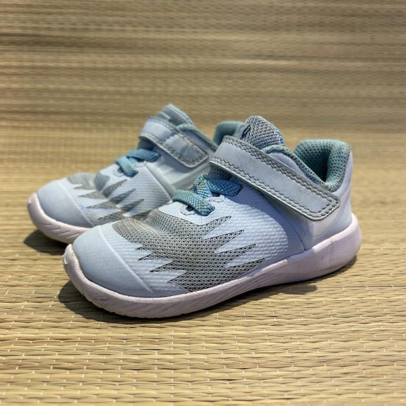 Nike C6 Light Blue Silver Star Runner Toddler Size 6 Baby Boy Girl