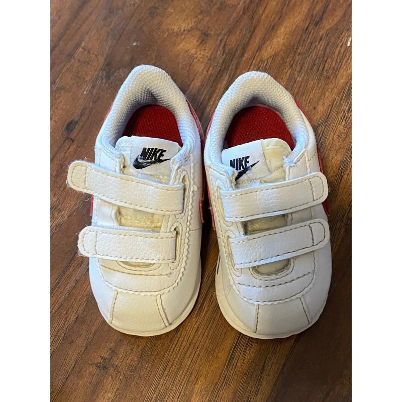 Nike Cortez Basic SL Toddler Sneakers White Red Blue Infant Shoes 4C