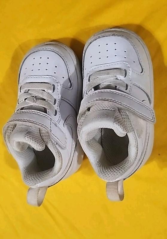 Nike Court Borough Low 2 BQ5453-100 Sneakers Shoes White Unisex Toddler Size 4C