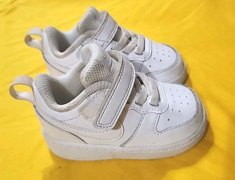 Nike Court Borough Low 2 BQ5453-100 Sneakers Shoes White Unisex Toddler Size 4C