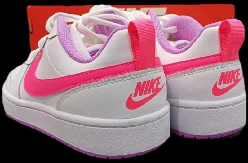 Nike Court Borough Low 2 (GS) Shoe's Size-US6Y Pink-Fuchsia Glow Hyper Rose