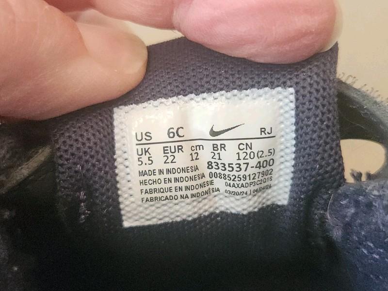 Nike Court Royale Leather Toddler Size 6C Navy Blue Shoes Sneakers