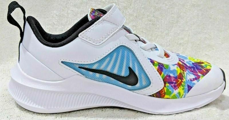 Nike Downshifter 10 Fable Grade School Kids' Running Shoes # CT5260 100 Multi