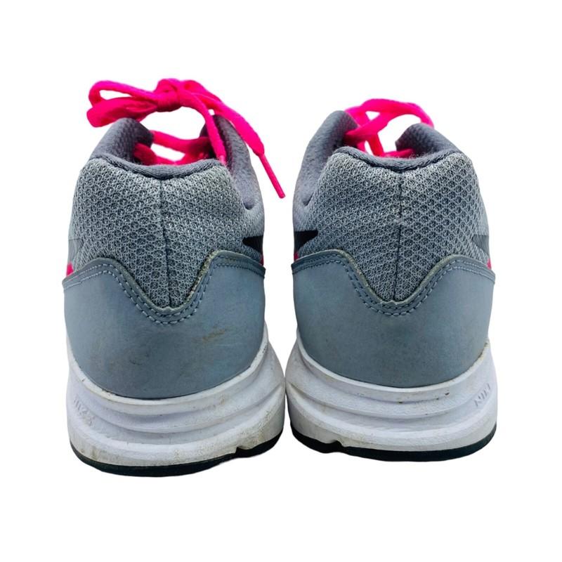 Nike Downshifter 6 Running Sneakers ShoesYouth Girl Size 6 Wolf Grey Hyper Pink