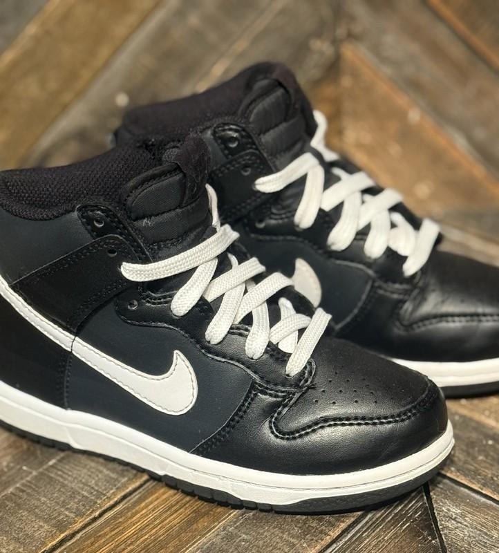 Nike Dunk Hi High 12C Anthracite White Black Sneakers Preschool DH9753-001