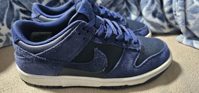Nike Dunk Low GS 'Binary Blue' Sneakers Kid's Size 7Y