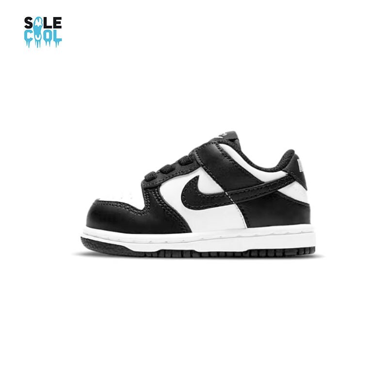 Nike Dunk Low Panda TD Toddler Black White Shoes CW1589-100