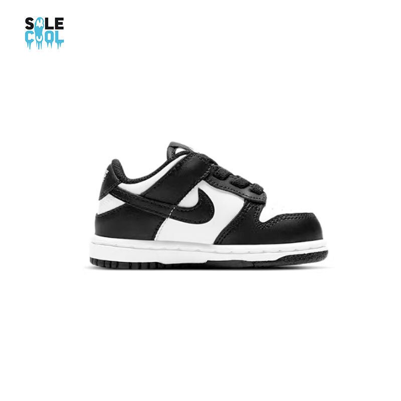 Nike Dunk Low Panda TD Toddler Black White Shoes CW1589-100