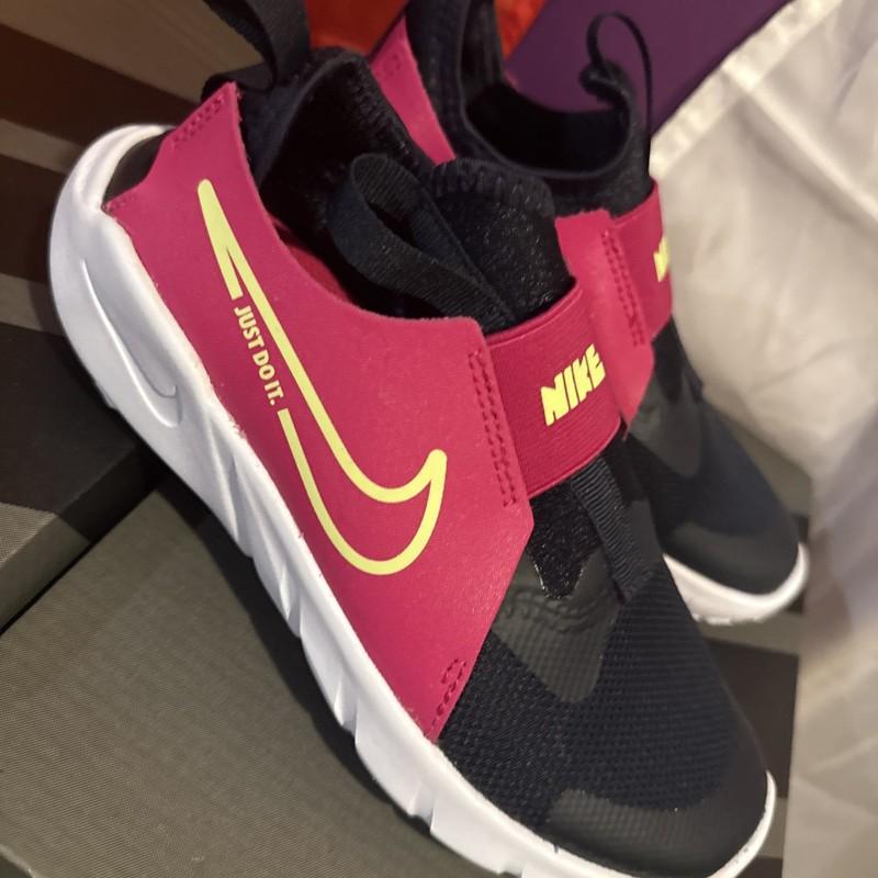 Nike Flex Runner Two Dark Obsidian Lime Blast Size 1