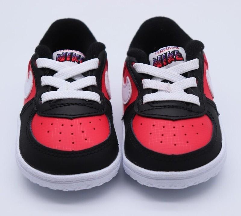 NIKE FORCE 1 COT SE CRIB BABY BOOTIE TRAINERS DQ0641-600 - BOYS GIRLS UK2.5 3.5