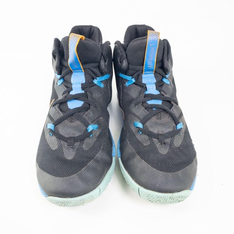 Nike Future Court Sneakers Boys 7 Y Blue Black Athletic Mid Top Basketball Shoes