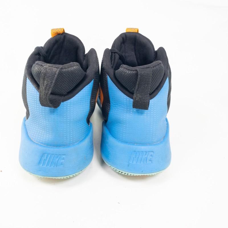 Nike Future Court Sneakers Boys 7 Y Blue Black Athletic Mid Top Basketball Shoes
