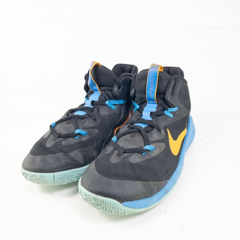 Nike Future Court Sneakers Boys 7 Y Blue Black Athletic Mid Top Basketball Shoes