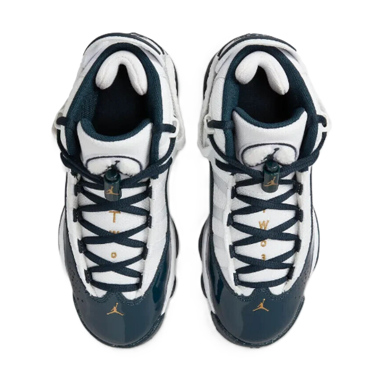 Nike GS Air Jordan 6 Rings White/Armory Navy 323419-147 I