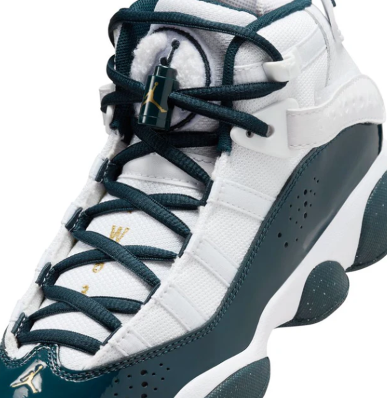 Nike GS Air Jordan 6 Rings White/Armory Navy 323419-147 I