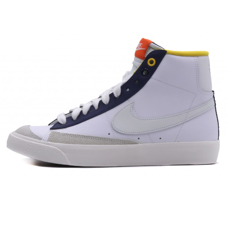 Nike GS Blazer Mid '77 UV Reactive White/Navy/Orange/Polar FN6966-100 H