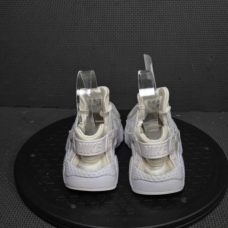 Nike Huarache Run Shoes Toddler Sz 12 Triple White Athletic Trainers Sneaker