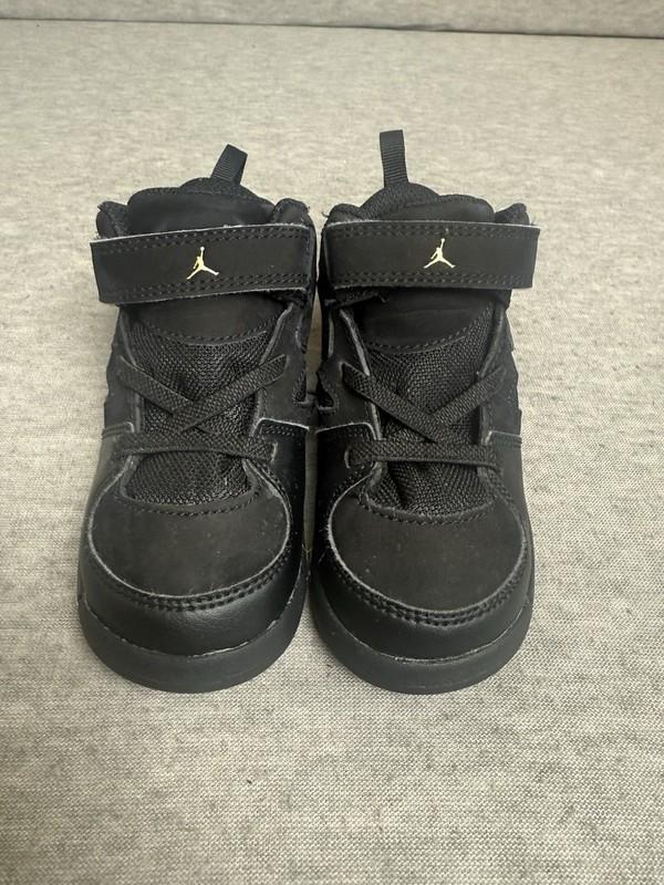 Nike Jordan 6 Retro TD – Black Metallic Gold – Toddler Size 8C