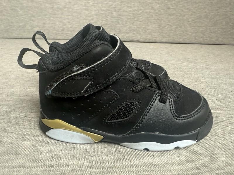 Nike Jordan 6 Retro TD – Black Metallic Gold – Toddler Size 8C