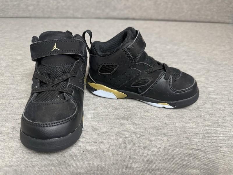 Nike Jordan 6 Retro TD – Black Metallic Gold – Toddler Size 8C