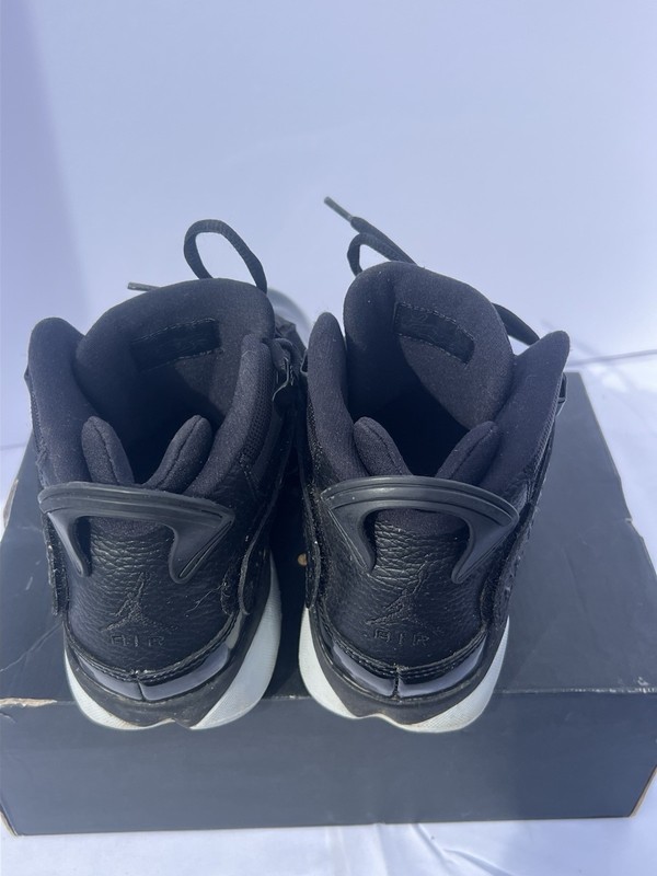 Nike Jordan 6 Rings Black White Boys SZ 7Y GS # 323419-011 Shoes Sneakers