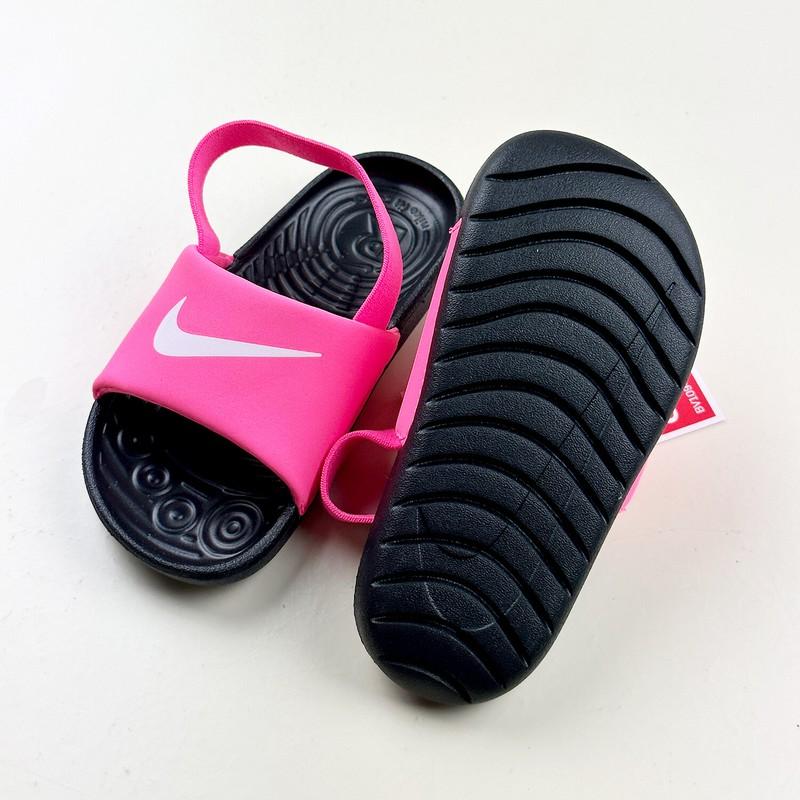 Nike Kawa Slide (TD) BV1094 610 Pink/black Toddler Shoes