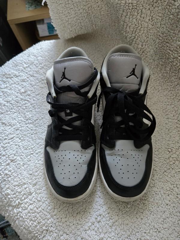 Nike Kids AIR JORDAN 1 LOW GS Shoes Smoke Grey 553560-039 Youth Size 6Y