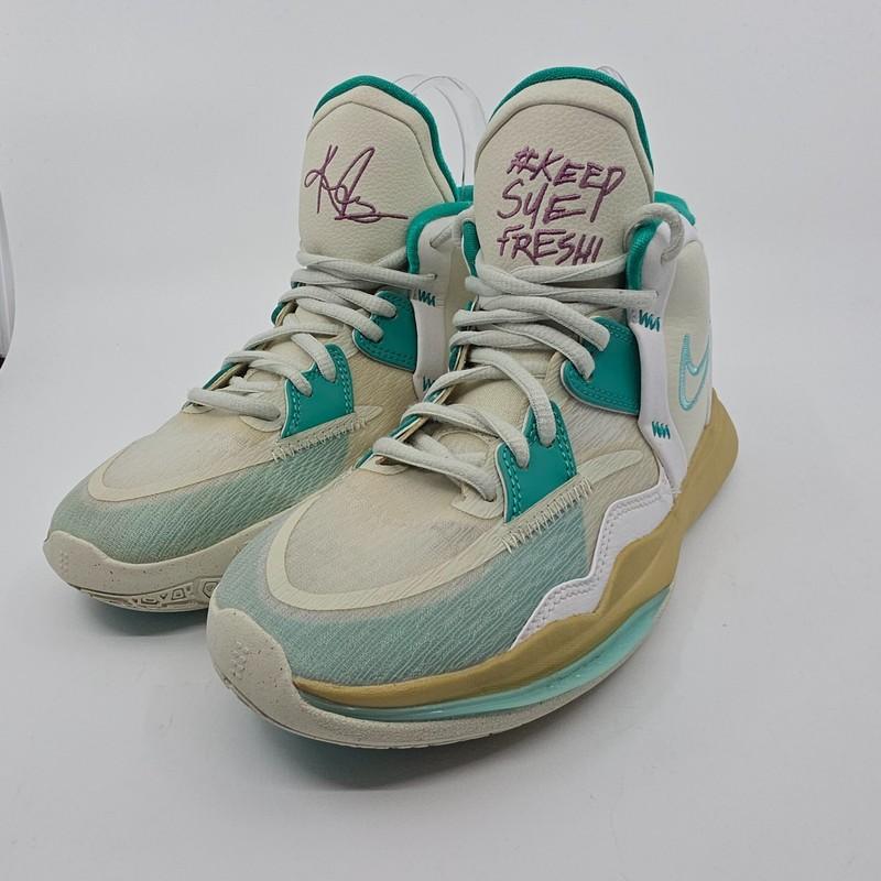 Nike Kids Basketball Shoes Size 3.5Y Infinity GS Keeo Sue Fresh Seaglass CZ0204