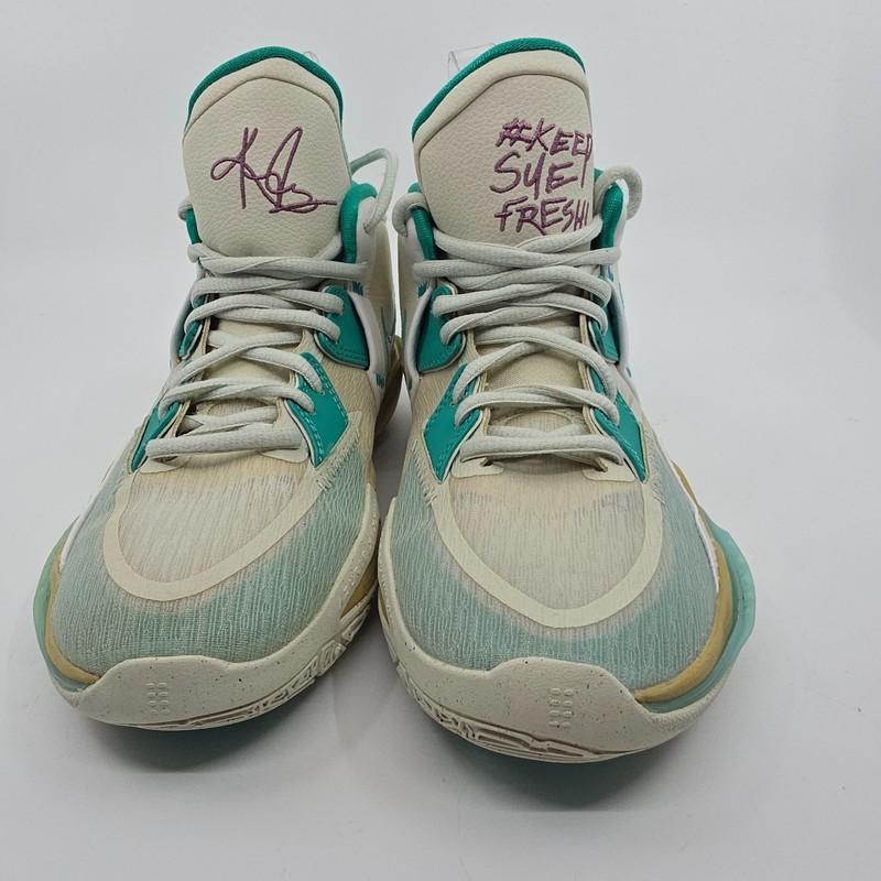 Nike Kids Basketball Shoes Size 3.5Y Infinity GS Keeo Sue Fresh Seaglass CZ0204