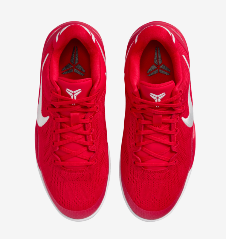 Nike Kobe VIII 8 Red White FN0266-601 Boys' Grade School Size 4Y-7Y Basketball